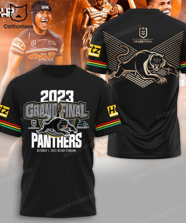 2023 Grand Final Panthers Mascot Design Black 3D Hoodie