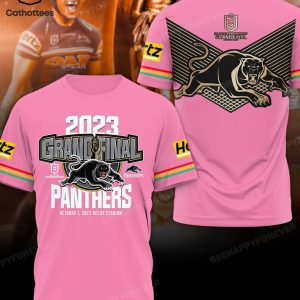 2023 Grand Final Panthers Mascot Design Pink 3D Hoodie