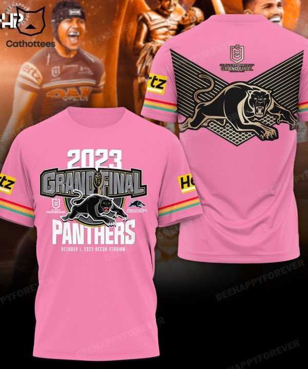 2023 Grand Final Panthers Mascot Design Pink 3D Hoodie