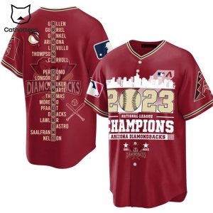 2023 National Lergue Champions Arizona Diamondbacks 2001-2023 Red Design Baseball Jersey