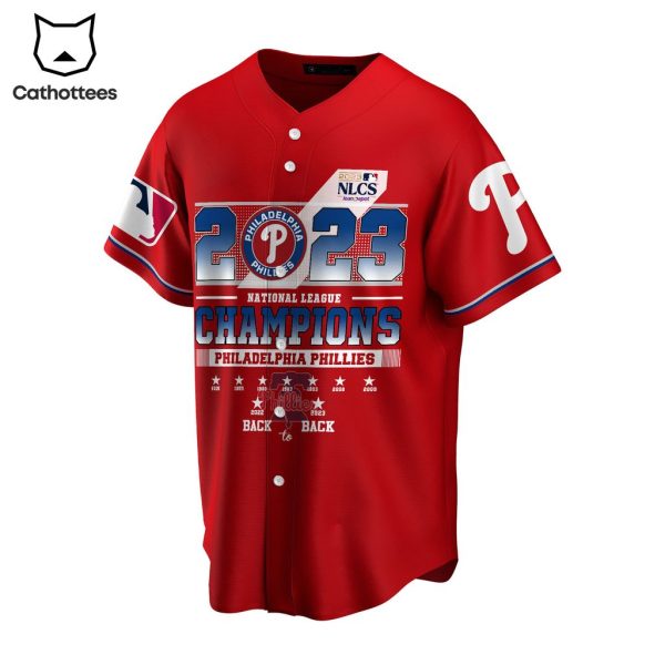 2023 Philadelphia Philies National League Champions NLCS Design Baseball Jersey