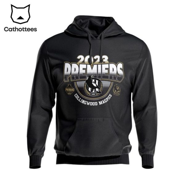 2023 Premiers Collingwood Magpies Mascot Design 3D Hoodie