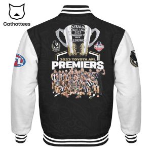 2023 Toyota AFL Premiers Collingwood Magpies 3D Baseball Jacket