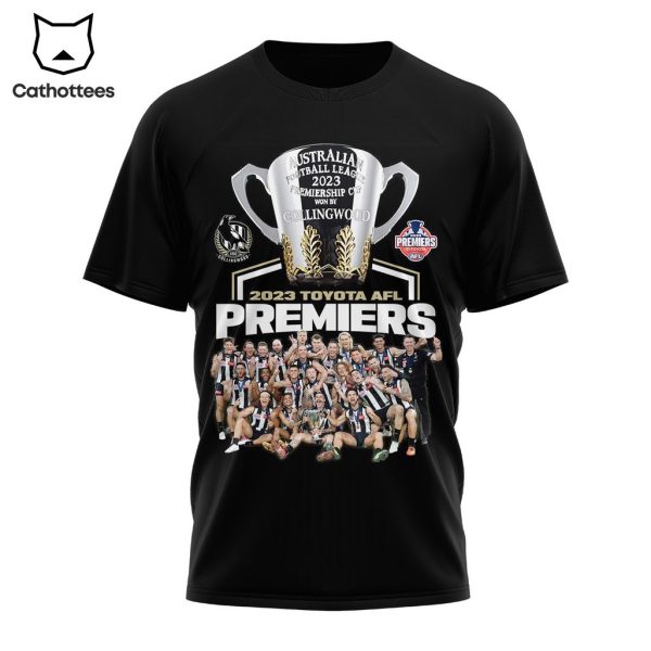 2023 Toyota AFL Premiers EST 1982 Collingwood Magpies T-Shirt