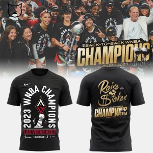 2023 WNBA Champions Las Vegas Aces 3D T-Shirt