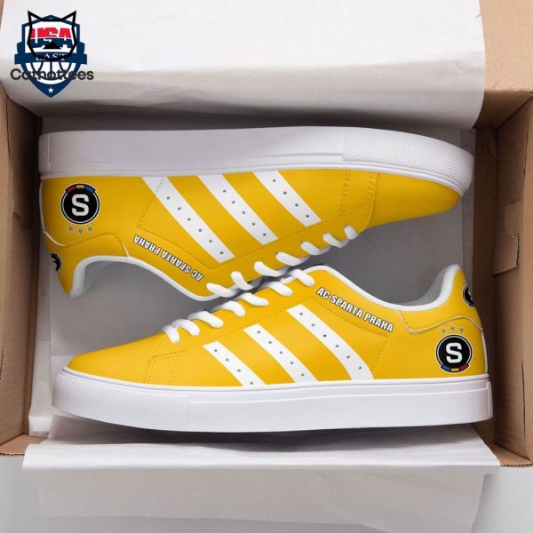 AC Sparta Praha Yellow White Trim Logo Design Stan Smith