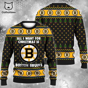 All I Want For Christmas Is Boston Bruins 3D Sweater