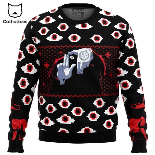 Alucard Eyes Hellsing Ugly Christmas Sweater