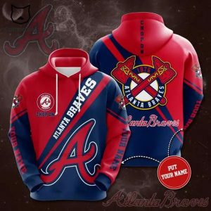 Atlanta Braves Youth Hoodie 3D Chop On Best Gifts For Braves Fans