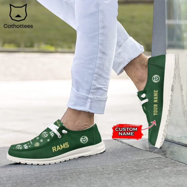 AVAILABLE NCAA Colorado State Rams Custom Name Hey Dude Shoes