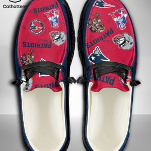 AVAILABLE NFL New England Patriots  Custom Name Hey Dude Shoes