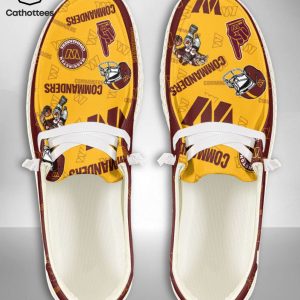 BEST NFL Washington Commanders Custom Name Hey Dude Shoes