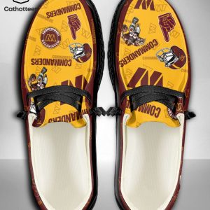 BEST NFL Washington Commanders Custom Name Hey Dude Shoes