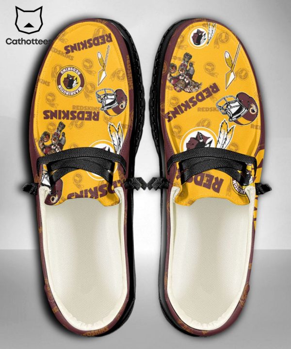 BEST NFL Washington Redskins Custom Name Hey Dude Shoes