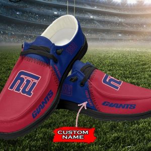 BEST Personalized NFL New York Giants Logo Design Hey Dude Shoes