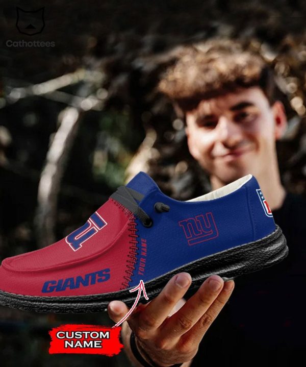 BEST Personalized NFL New York Giants Logo Design Hey Dude Shoes