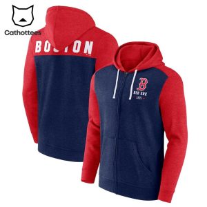Boston Red Sox 1901 Blue Red 3D Hoodie