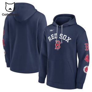 Boston Red Sox Nike Logo Blue 3D Hoodie