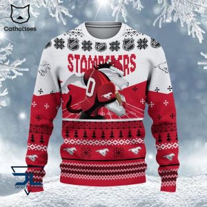 Calgary Stampeders Mascot NHL Design 3D Sweater