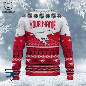 Calgary Stampeders Mascot NHL Design 3D Sweater