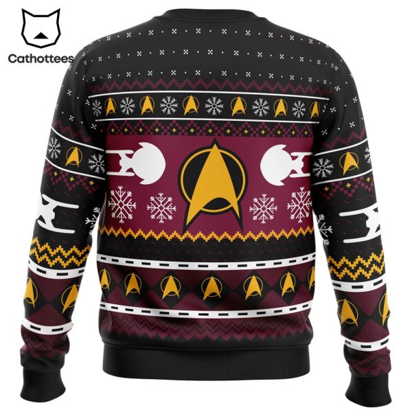 Captain Picard Star Trek Ugly Christmas Sweater