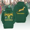 Personalized Springboks Logo Green Design 3D Hoodie