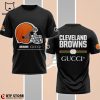 Cleveland Brown Gucci Design 3D T-Shirt