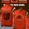 Personalized Cleveland Browns Mascot Design Baseball Jacket