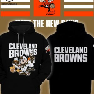 Cleveland Browns Mickey Design Hoodie And Pants