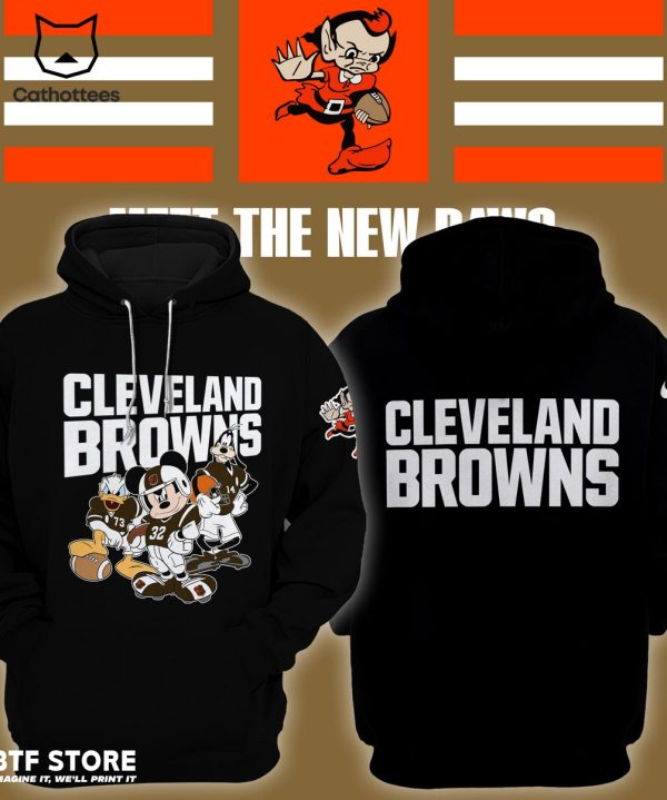 Cleveland Browns Mickey Design Hoodie And Pants