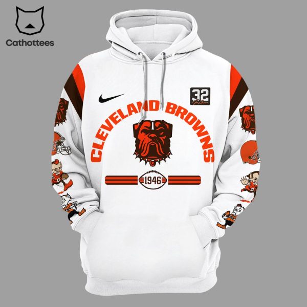 Cleveland Browns NFL 1946 Nike Logo Design Hoodie And Pants