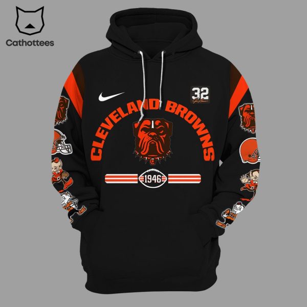 Cleveland Browns NFL 2023 Mascot On Sleeve Design Hoodie And Pants