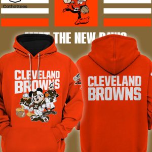 Cleveland Browns NFL Mickey Design Hoodie And Pants