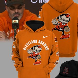 Cleveland Browns NFL Nike Mascot Design Hoodie And Pants