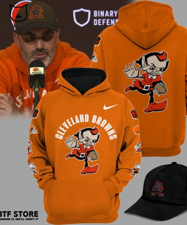 Cleveland Browns NFL Nike Mascot Design Hoodie And Pants