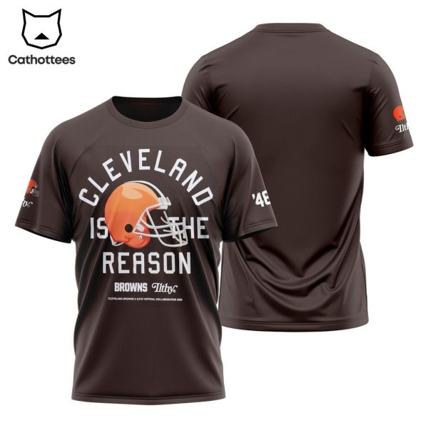Cleverland Is The Reason Browns Logo Design Black 3D T-Shirt