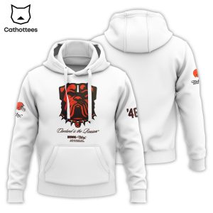 Cleverland Is The Reason Browns Offical Collabonation 23-24 Logo Design White 3D Hoodie