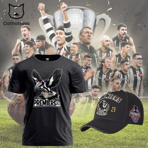 Collingwood Football Club Limited Premiers 2023 Mascot Design 3D T-Shirt