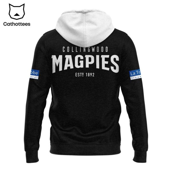 Collingwood Magpies Emirates Fly Better Logo Design 3D Hoodie