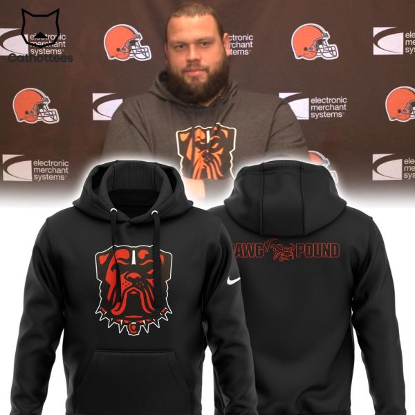 Dawg Pound Cleveland Browns Mastcot Design Black 3D Hoodie