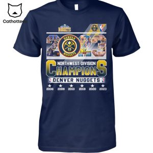 Denver Nuggets Northwest Division Champions Denver Nuggets Logo Design 3D T-Shirt