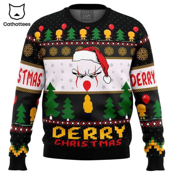 Derry Pennywise Christmas Ugly Christmas Sweater