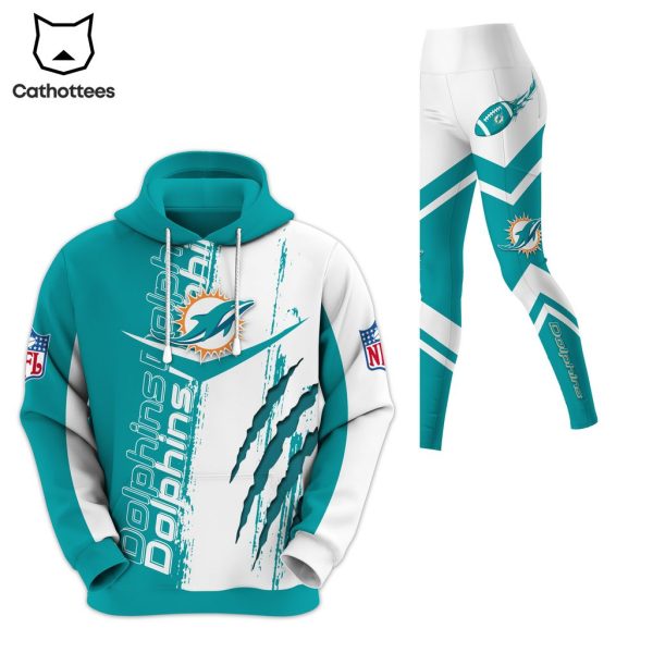 Dolphins Logo Design Hoodie And Legging