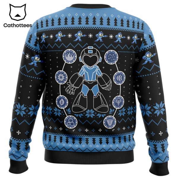 Elemental Weapon Mega Man Ugly Christmas Sweater