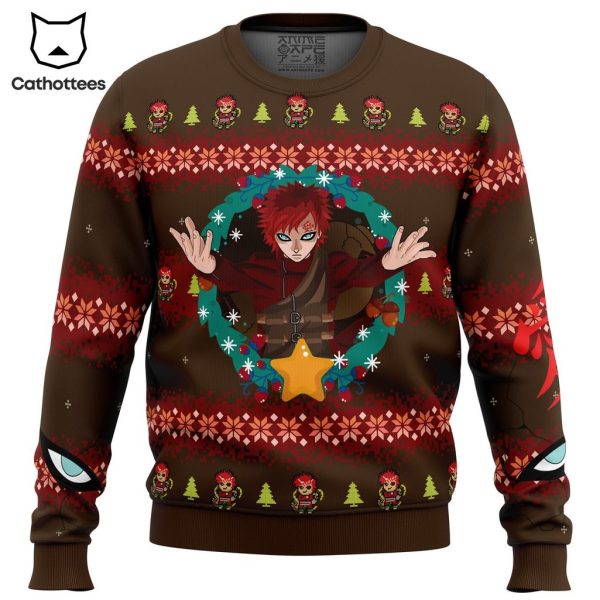 Gaara Naruto Ugly Christmas Sweater