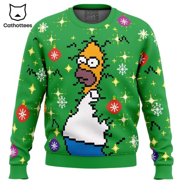 Homer Bush Meme The Simpsons Ugly Christmas Sweater