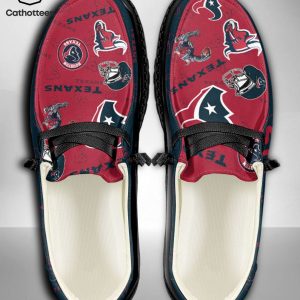 HOT NFL Houston Texans  Custom Name Hey Dude Shoes