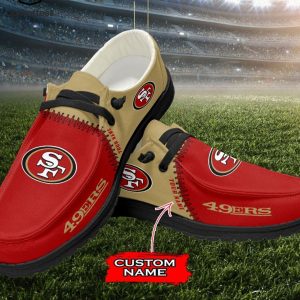 HOT Personalized NFL San Francisco Logo Design Hey Dude Shoes