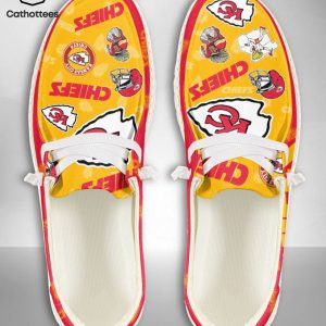 HOT TREND NFL Kansas City Chiefs  Custom Name Hey Dude Shoes