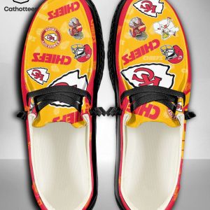 HOT TREND NFL Kansas City Chiefs  Custom Name Hey Dude Shoes